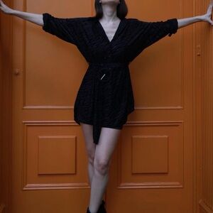 12th tribe button up belted dress